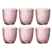 CLASSIC DRINKING GLASSES Set Ribbed Glassware 1PCS Vertical Stripe Glass  £15.35 - PicClick UK