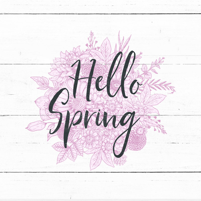 Hello Spring décrit Florax, H 12 po x l 12 po