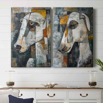 ANIMALS Series Cxxi - Toile tendue avec châssis de qualité supérieure - Prêt à être accroché