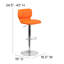 Tabouret pivotant à hauteur réglable Troutville-33651851