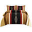 Brown Trendy Printed Bedspread Floral Design Quilted with Pillow Shams-113665288