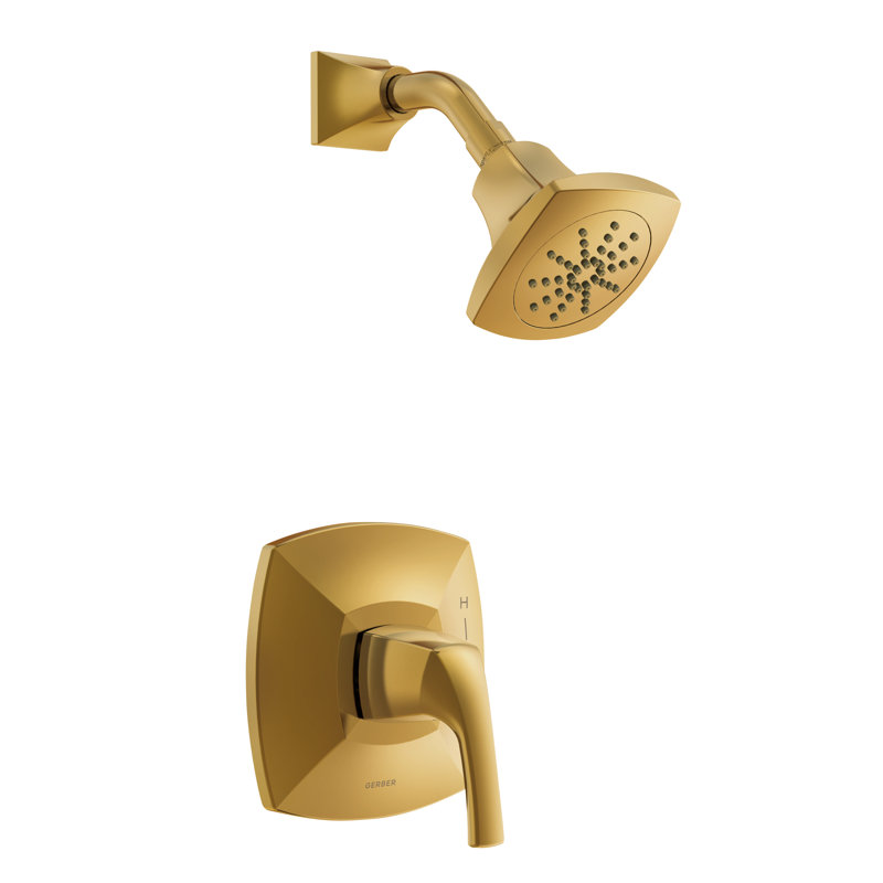 Vaughn Volume Control Tub and Shower Faucet, Brushed Bronze
