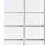 Ensemble de placard Ely, façade en miroir, 7 tiroirs, 71 pouces, bois blanc