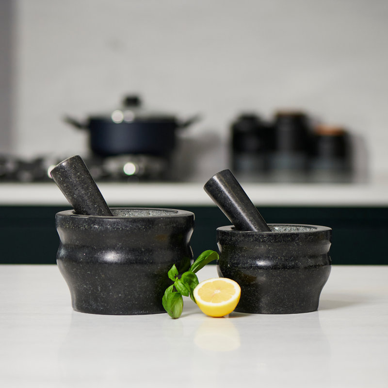 Cole & Mason Black Granite Mortar & Pestle 5.5"