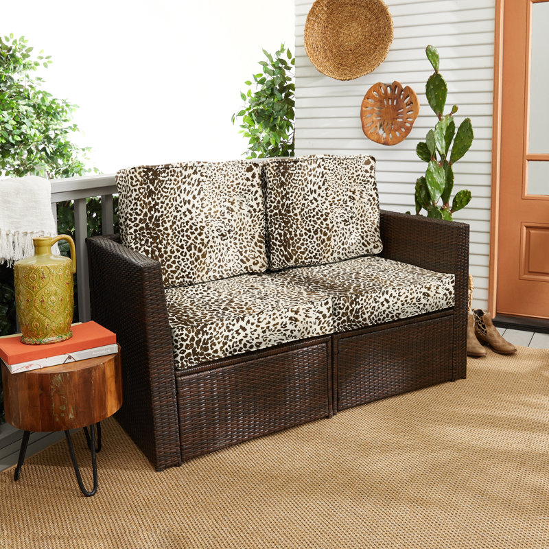 Coussin de siège/dossier sunbrella intérieur/extérieur instrinct, Brun