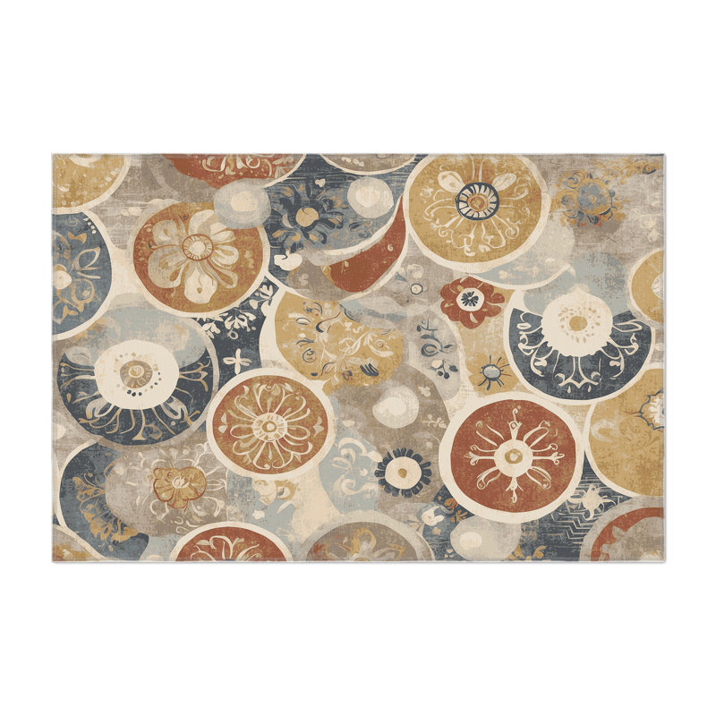 Snappy Beam Indoor And Outdoor Area Rug, Rectangle 5' x 7'