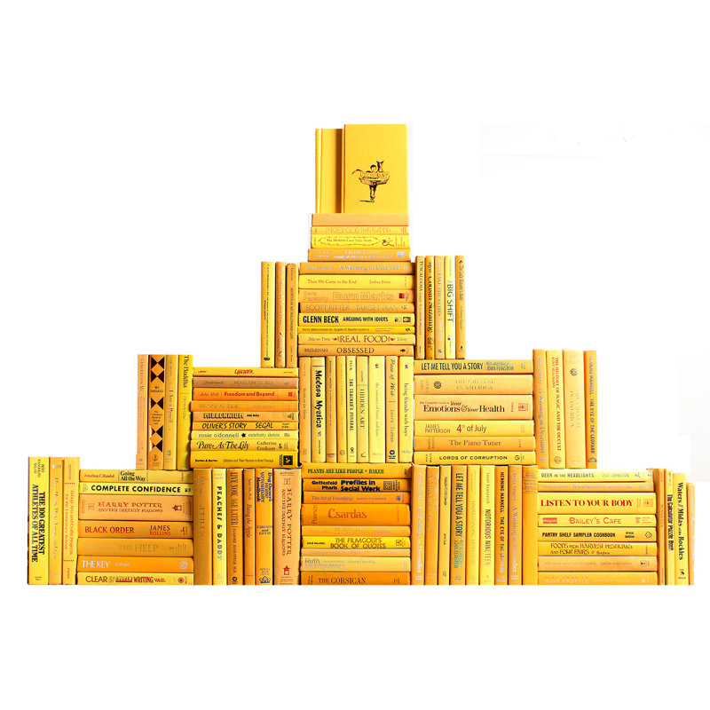 Modern Daffodil Book Wall, 100
