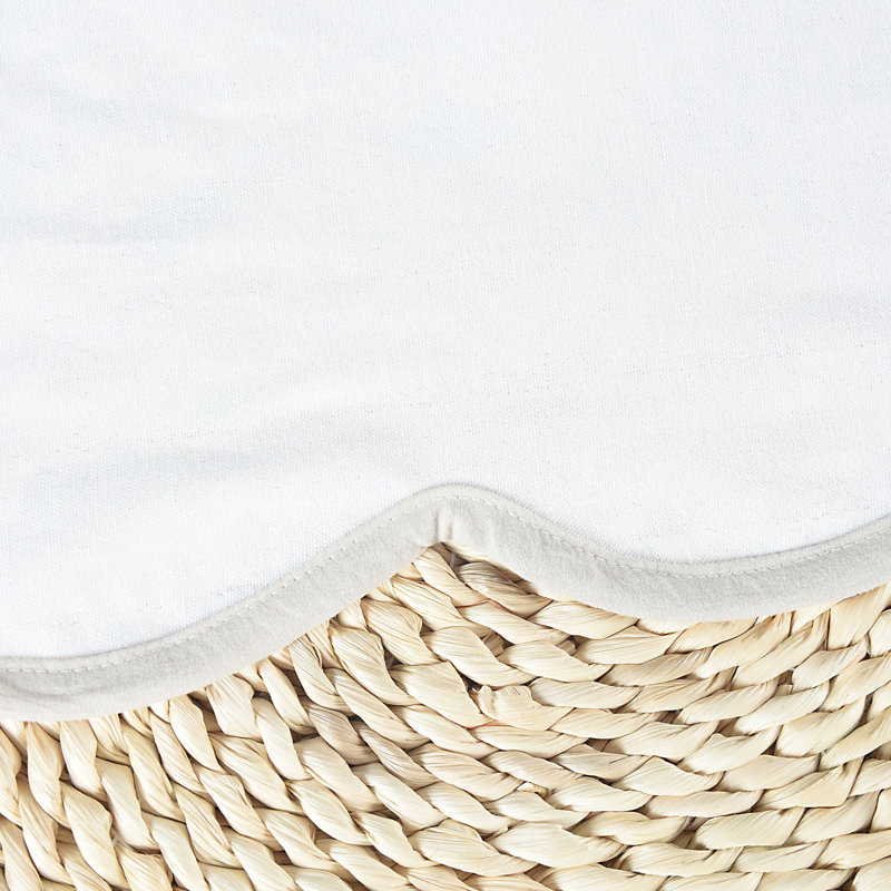 Chic Bed Skirt - Easy Fit Scallop Edge Pleated Bedskirts, Anti-Slip Dust Ruffle, Thick Fabric For Enhanced Privacy, Pre-Washed For Long-Lasting Use, Machine Washable