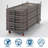 Zown Commercial Rectangular Folding Table Trolley Cart