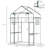Outsunny Outdoor Walk-In Mini Greenhouse With Mesh Door & Windows, Small Portable Garden Green House With 3 Tiers 6 Shelves, Trellis, & Plant Labels
