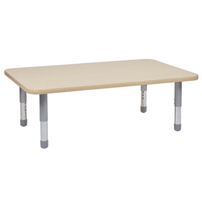 T-Mold Activity Table with Adjustable Floor Legs -  Factory Direct Partners, 10097-MPMP