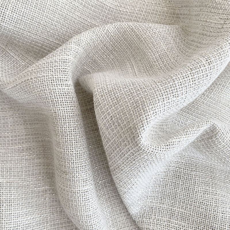 Inez Beige Contton Blend Performance Fabric