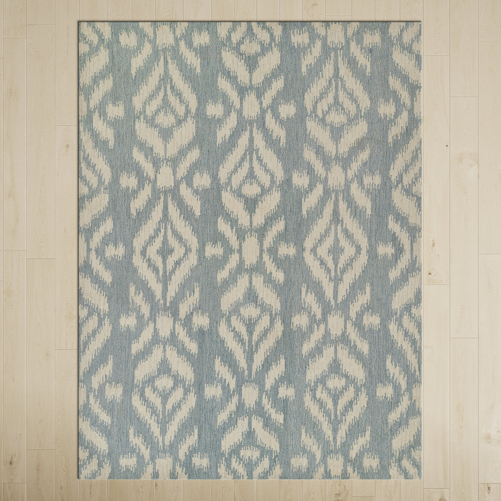 Truman Handmade Wool Rug, Rectangle 3'6" x 5'6"
