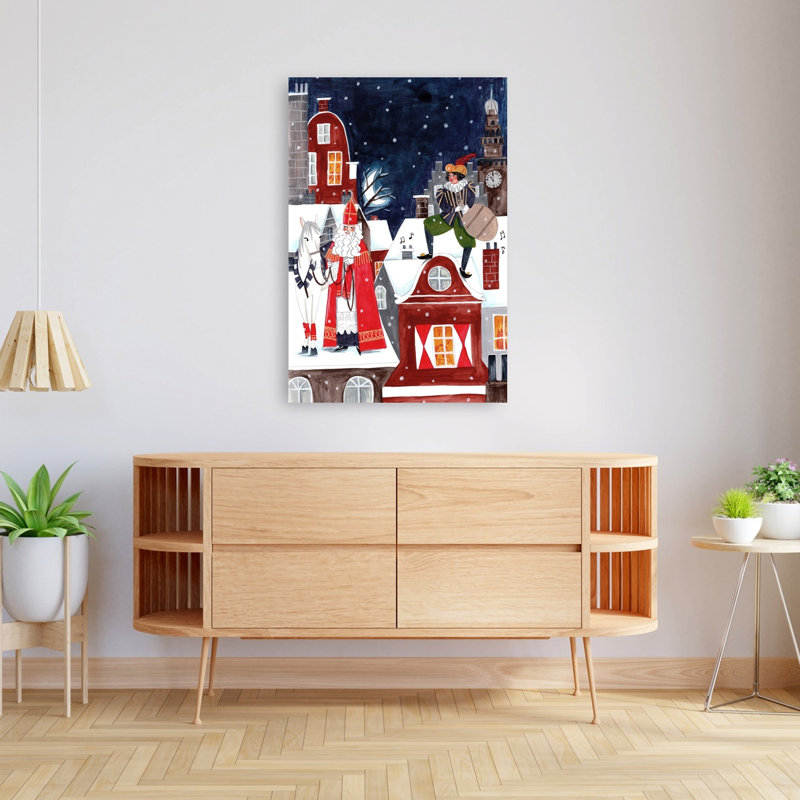 Sans titre, cheval contemporain, reproduction d'art de l'architecture hivernale, 48" H x 32" W