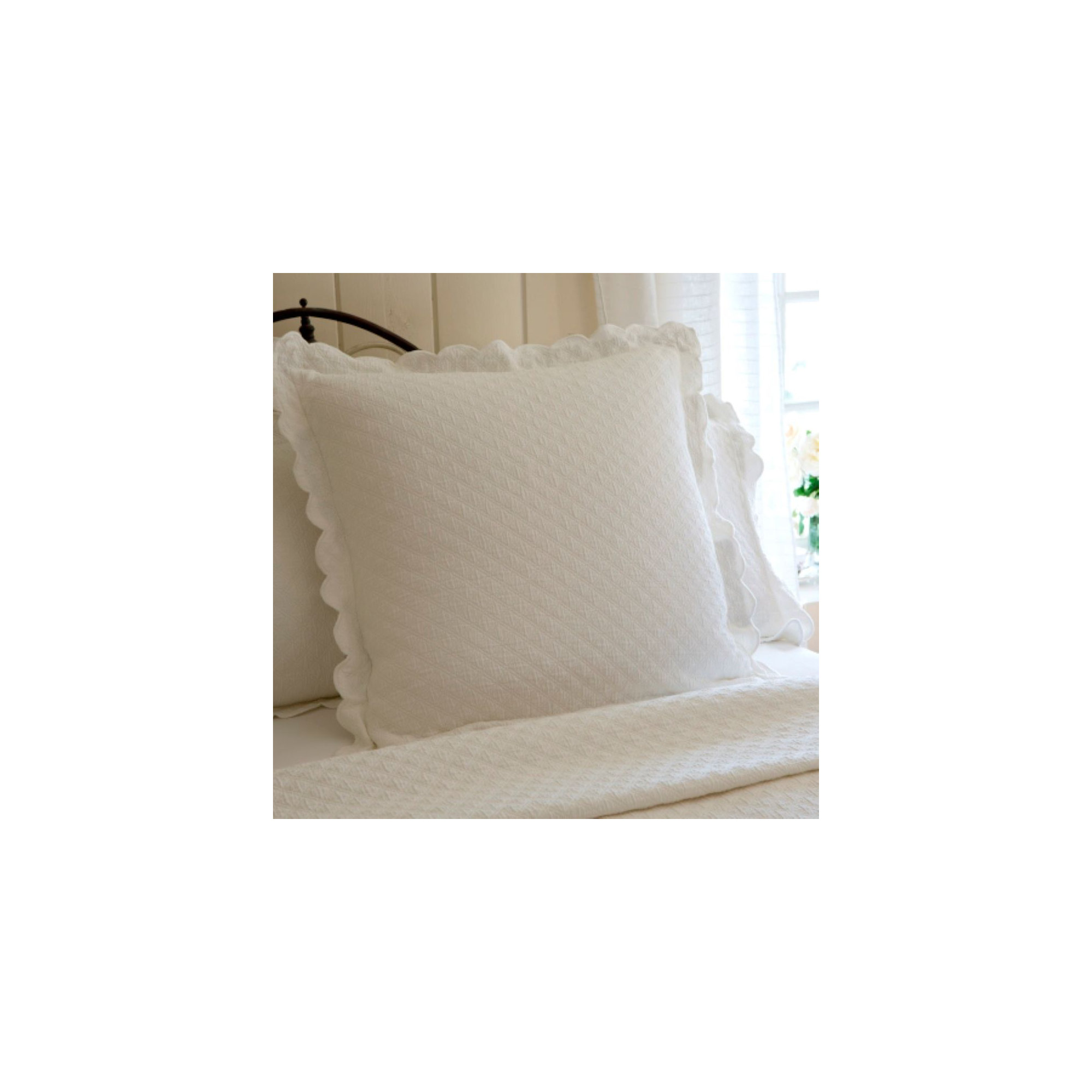 Malese Cotton Sham Set, Euro