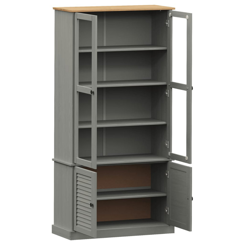 Leny Display Cabinet, Grey