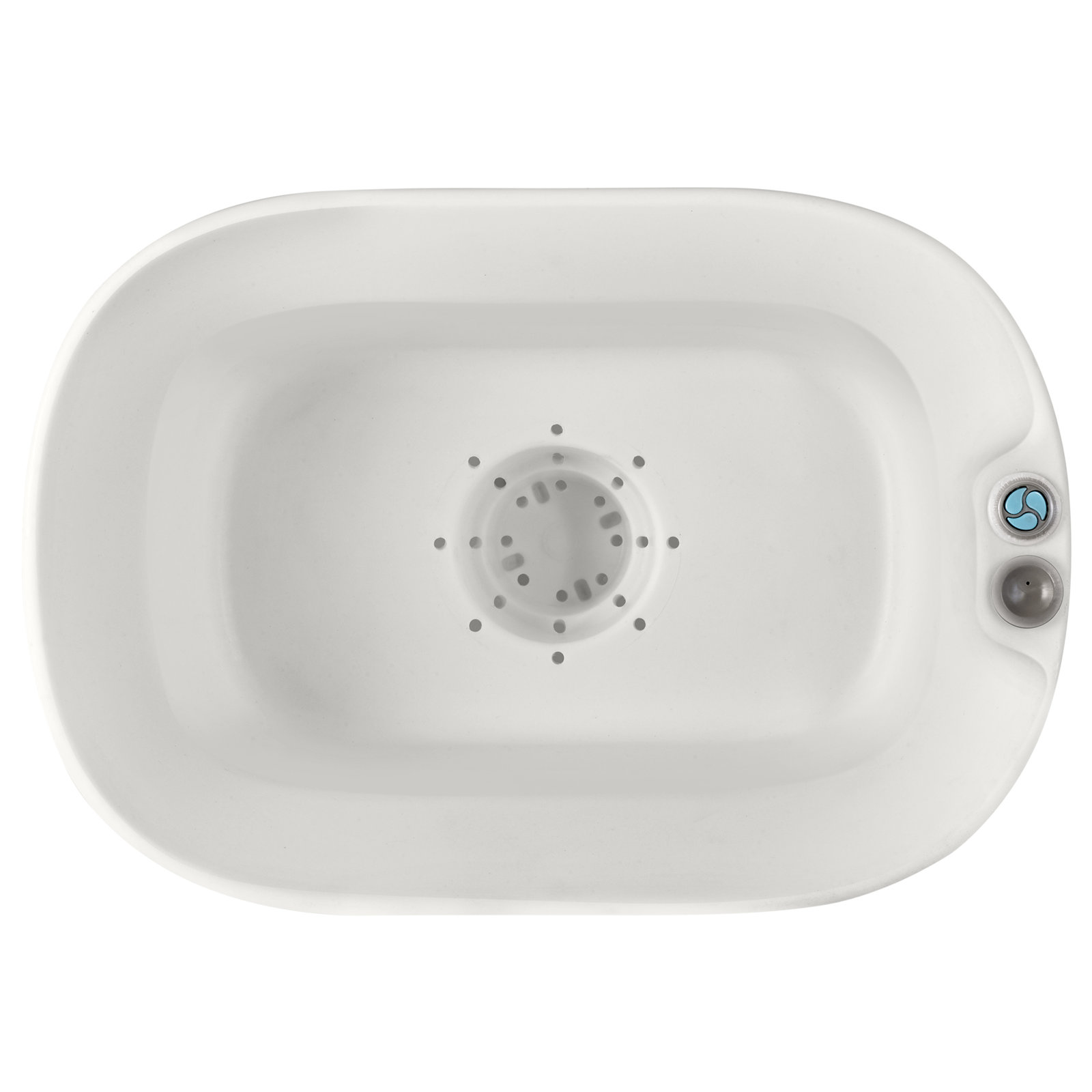 Mod Self Watering Plant Box, Alpine White, 20" x 14" x 24"H - Narrow