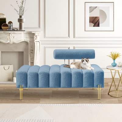 Chaise longue rembourrée Sametra