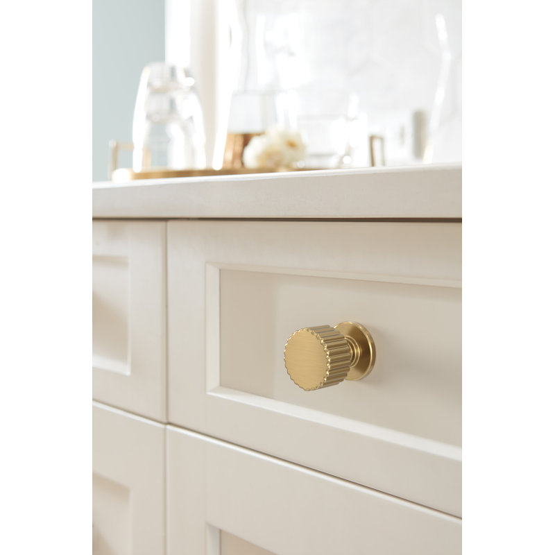 Cabinet Knob, 1 1/8", Champagne Bronze