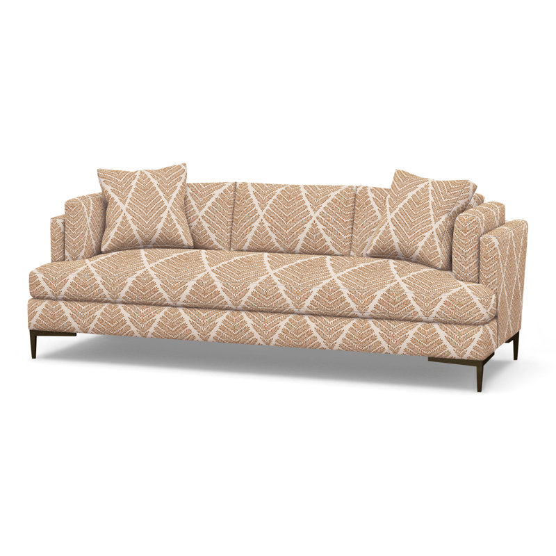 Aiden Upholstered 90.5'' Sofa, Antique Bronze, Perigold Emmeline Gilded