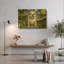 «Bulldog Starry Night» par Rich Monet, art mural en métal doré, 36 po x 24 po-211041718