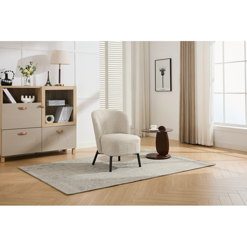 Talia Boucle Chair , Beige