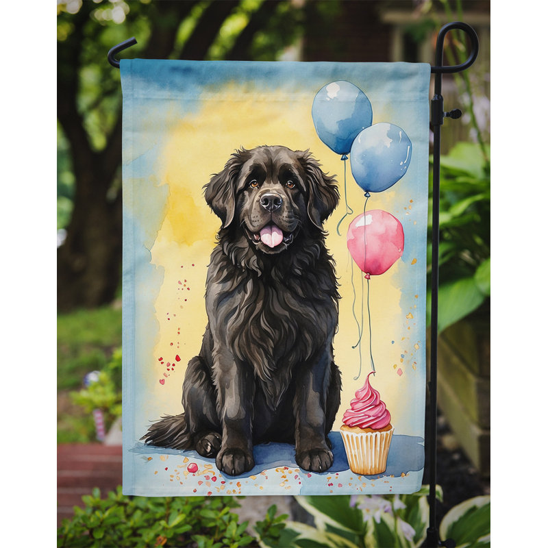 Drapeau de jardin «Happy Birthday», Terre-neuve