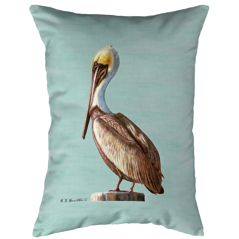  Coussin intérieur / extérieur Pelican, Bleu sarcelle
