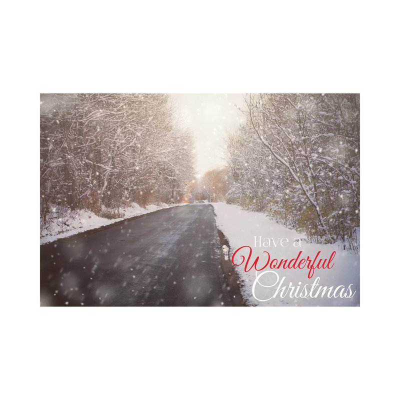 Wonderful Christmas by Kelly Poynter - Wrapped Canvas Gallery-Wrapped Canvas Giclée, 20.32 cm H x 30.48 cm W