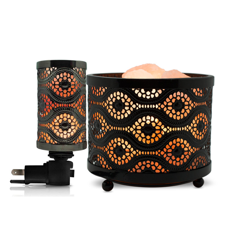 Veilleuse 2 lumières Himalayan Glow Natural Salt