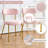 36" Square Glass Dining Table Set-1266998784-1266998813