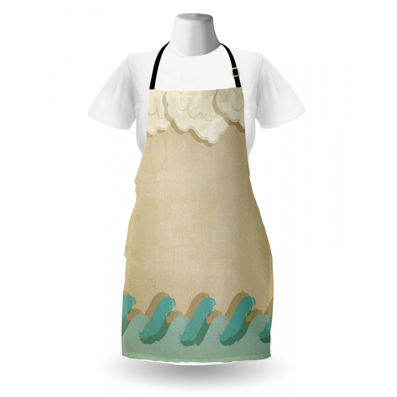 Tablier de mer et de clouds