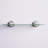 Ascenza Oval Glass Accent Shelf