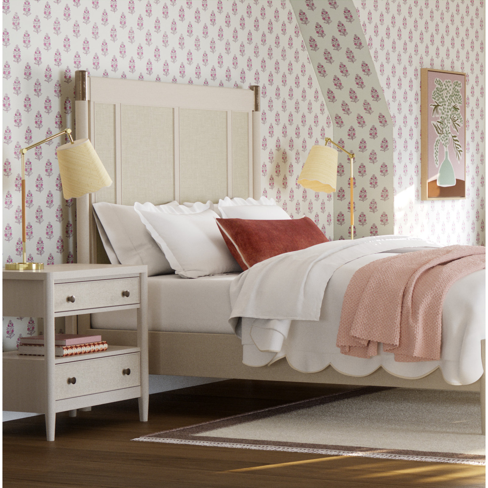 Nolita Comforter Set, Queen Comforter, Beige