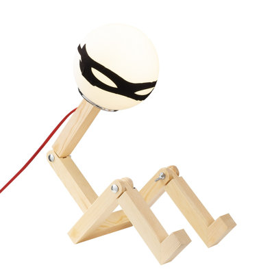 Lampe de table brune 22,05 po Yusha
