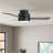Arielmarie 42'' 3 - Blade Large Indooor Ceiling Fan With Light Kit and Remote, 3 LED Colors, 6 Speed Noiseless DC Motor, Timer-1247189570