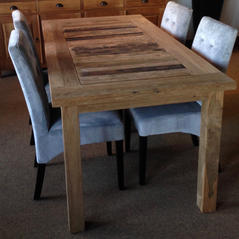 Solid Wood Dining Table, 31" H x 71" L x 36" W