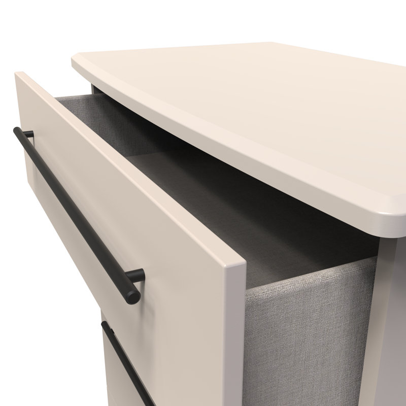 Fully Assembled Alexionna 4 - Drawer Chest of Drawers, Kashmir Matt