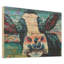 «Curious Cow 2 Arte de Legno, impression numérique» sur bois