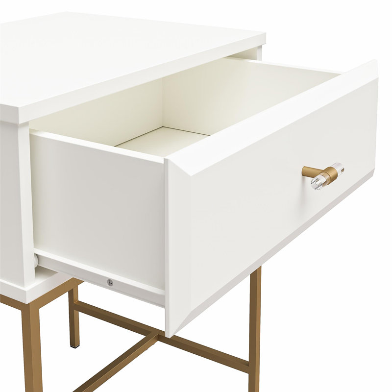 51cm W Manufactured Wood Bedside Table