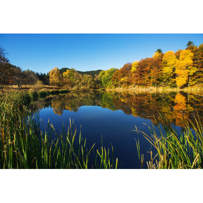 Everlee Mountain Lake - Wrapped Canvas Print