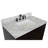 Esmeyer 37'' Single Bathroom Vanity with Carrara Marble Top