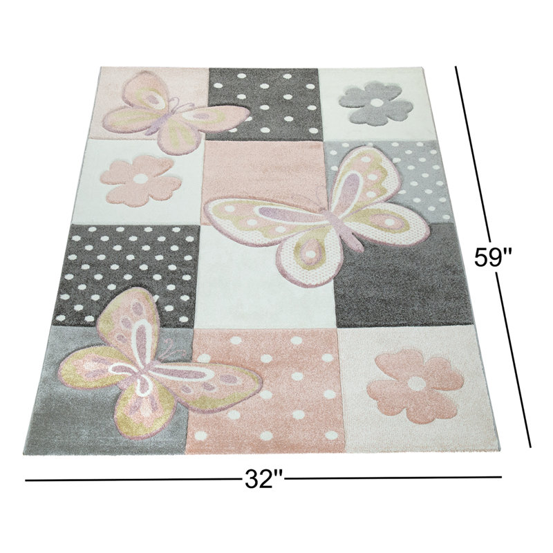 Tapis tissé à la machine Caban, Rectangle 2 pi 8 po x 4 pi 11 po