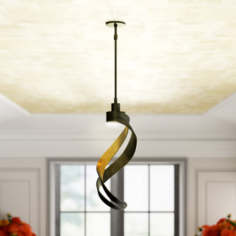 Folio 1 - Light Unique/Statement Geometric Pendant, Black