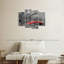 Pont de jardin japonais sur toile 4 pièces Pop-1752024312