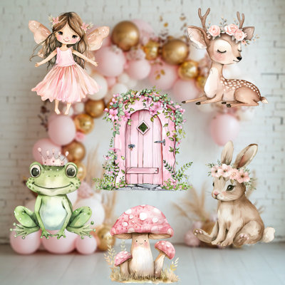 Fairy First Birthday Cutout Prop, Baby Shower, Enchanted Garden Party Decor