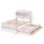 Lit plateforme double avec tiroirs gigognes et ports USB-106082761
