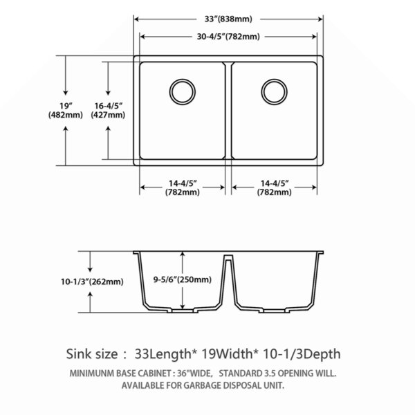 Dimensions du produit