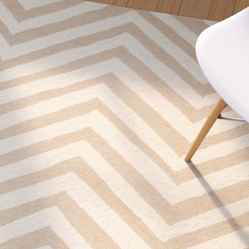 Wolfenbarger Wool Chevron Indoor Rug, Rectangle 6' x 9'