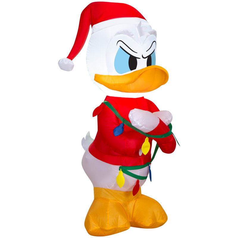 Canard avec chandail et lumières Disney